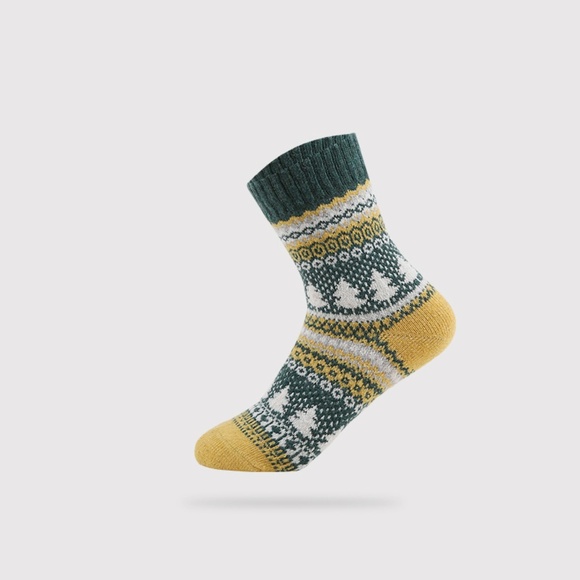 5 Pairs Womens Vintage Socks Cony Hair Warm Socks - Picture 8 of 8